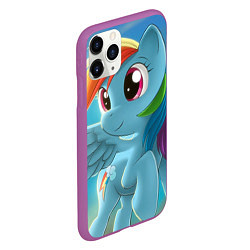 Чехол iPhone 11 Pro матовый My littlle pony, цвет: 3D-фиолетовый — фото 2