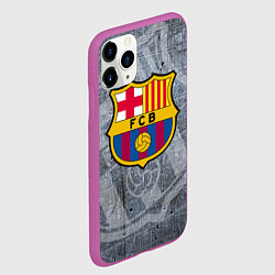 Чехол iPhone 11 Pro матовый Barcelona, цвет: 3D-фиолетовый — фото 2