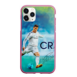 Чехол iPhone 11 Pro матовый CR Ronaldo