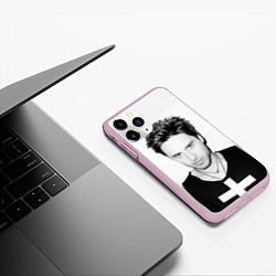Чехол iPhone 11 Pro матовый Джаред Лето, цвет: 3D-розовый — фото 2