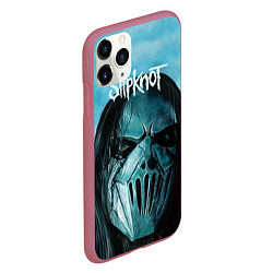 Чехол iPhone 11 Pro матовый Slipknot, цвет: 3D-малиновый — фото 2