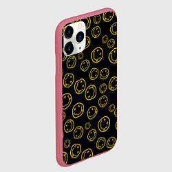 Чехол iPhone 11 Pro матовый Nirvana Pattern, цвет: 3D-малиновый — фото 2