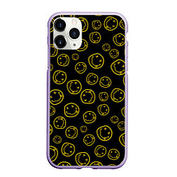 Чехол iPhone 11 Pro матовый Nirvana Pattern, цвет: 3D-светло-сиреневый