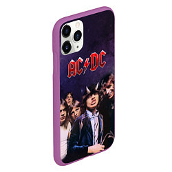 Чехол iPhone 11 Pro матовый AC/DC, цвет: 3D-фиолетовый — фото 2