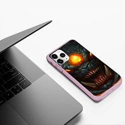 Чехол iPhone 11 Pro матовый Roshan Rage, цвет: 3D-розовый — фото 2