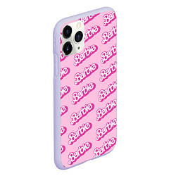 Чехол iPhone 11 Pro матовый Barbie Pattern, цвет: 3D-светло-сиреневый — фото 2