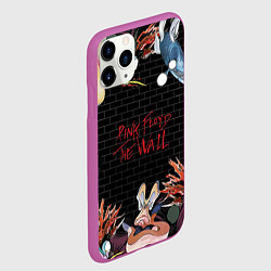 Чехол iPhone 11 Pro матовый Pink Floyd: The Wall, цвет: 3D-фиолетовый — фото 2