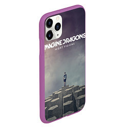 Чехол iPhone 11 Pro матовый Imagine Dragons: Night Visions, цвет: 3D-фиолетовый — фото 2