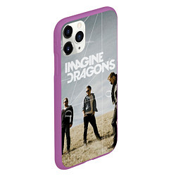 Чехол iPhone 11 Pro матовый Imagine Dragons: Boys, цвет: 3D-фиолетовый — фото 2