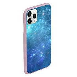 Чехол iPhone 11 Pro матовый Космос, цвет: 3D-розовый — фото 2