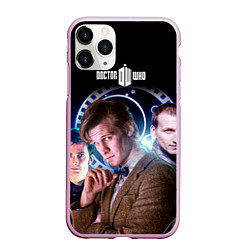 Чехол iPhone 11 Pro матовый Одиннадцатый Доктор, цвет: 3D-розовый