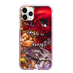 Чехол iPhone 11 Pro матовый Metallica Rage