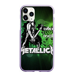 Чехол iPhone 11 Pro матовый Metallica: Robert Trujillo, цвет: 3D-светло-сиреневый