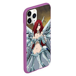 Чехол iPhone 11 Pro матовый Fairy tail, цвет: 3D-фиолетовый — фото 2