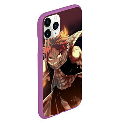 Чехол iPhone 11 Pro матовый Fairy tail, цвет: 3D-фиолетовый — фото 2