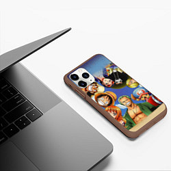 Чехол iPhone 11 Pro матовый One Piece, цвет: 3D-коричневый — фото 2