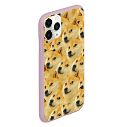 Чехол iPhone 11 Pro матовый Doge, цвет: 3D-розовый — фото 2