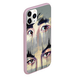 Чехол iPhone 11 Pro матовый EXO Eyes, цвет: 3D-розовый — фото 2