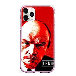 Чехол iPhone 11 Pro матовый Red Lenin