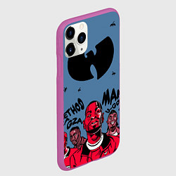 Чехол iPhone 11 Pro матовый Wu-Tang Clan: Method Man, цвет: 3D-фиолетовый — фото 2