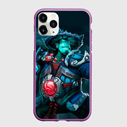 Чехол iPhone 11 Pro матовый Storm Spirit, цвет: 3D-фиолетовый