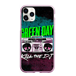 Чехол iPhone 11 Pro матовый Green Day: Kill the DJ, цвет: 3D-розовый