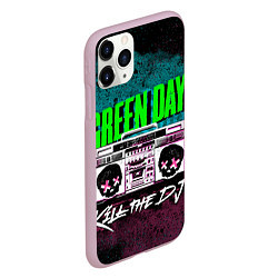 Чехол iPhone 11 Pro матовый Green Day: Kill the DJ, цвет: 3D-розовый — фото 2