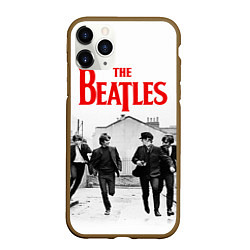 Чехол iPhone 11 Pro матовый The Beatles: Break, цвет: 3D-коричневый