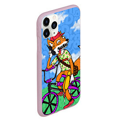 Чехол iPhone 11 Pro матовый Drop Dead: Wild Fox, цвет: 3D-розовый — фото 2