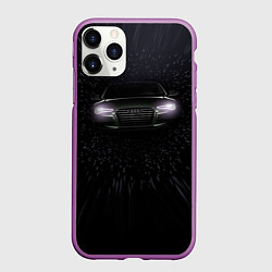 Чехол iPhone 11 Pro матовый Audi, цвет: 3D-фиолетовый