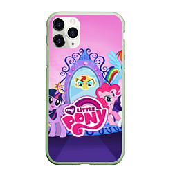 Чехол iPhone 11 Pro матовый My Little Pony, цвет: 3D-салатовый