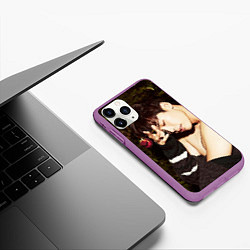 Чехол iPhone 11 Pro матовый Lee Jong Hyun, цвет: 3D-фиолетовый — фото 2