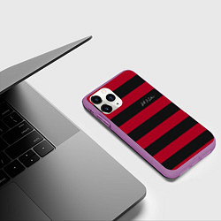 Чехол iPhone 11 Pro матовый Автограф Курта Кобейна, цвет: 3D-фиолетовый — фото 2