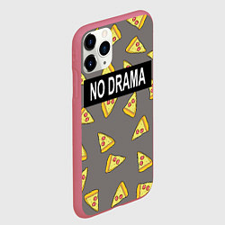 Чехол iPhone 11 Pro матовый No drama, цвет: 3D-малиновый — фото 2