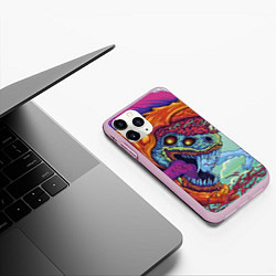 Чехол iPhone 11 Pro матовый CS:GO Hyper Beast, цвет: 3D-розовый — фото 2