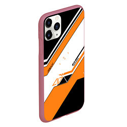 Чехол iPhone 11 Pro матовый CS:GO Asiimov, цвет: 3D-малиновый — фото 2