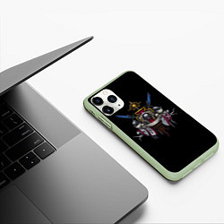 Чехол iPhone 11 Pro матовый Daemonium venatores, цвет: 3D-салатовый — фото 2