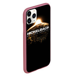Чехол iPhone 11 Pro матовый Nickelback: No fixed address, цвет: 3D-малиновый — фото 2