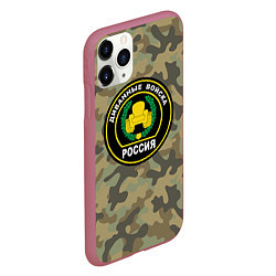 Чехол iPhone 11 Pro матовый Диванные войска, цвет: 3D-малиновый — фото 2
