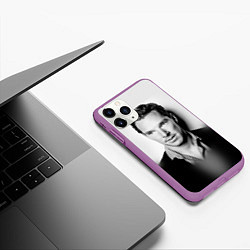 Чехол iPhone 11 Pro матовый Бенедикт Камбербэтч, цвет: 3D-фиолетовый — фото 2
