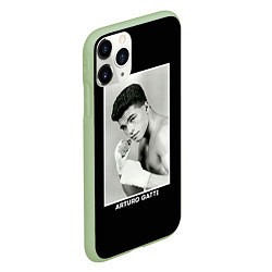 Чехол iPhone 11 Pro матовый Arturo Gatti: Photo, цвет: 3D-салатовый — фото 2