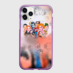 Чехол iPhone 11 Pro матовый Король и Шут, цвет: 3D-фиолетовый