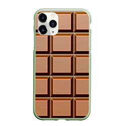 Чехол iPhone 11 Pro матовый Шоколад, цвет: 3D-салатовый