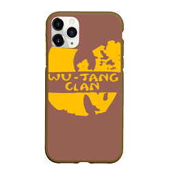 Чехол iPhone 11 Pro матовый Wu-Tang Clan, цвет: 3D-коричневый