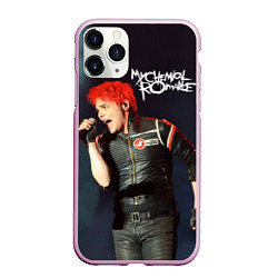 Чехол iPhone 11 Pro матовый Gerard Way, цвет: 3D-розовый