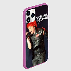 Чехол iPhone 11 Pro матовый Gerard Way, цвет: 3D-фиолетовый — фото 2