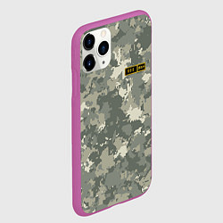 Чехол iPhone 11 Pro матовый O I +, цвет: 3D-фиолетовый — фото 2
