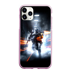 Чехол iPhone 11 Pro матовый Battlefield Hardline, цвет: 3D-розовый