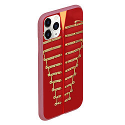 Чехол iPhone 11 Pro матовый Пиджак Майкла Джексона, цвет: 3D-малиновый — фото 2