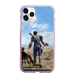 Чехол iPhone 11 Pro матовый Fallout 4: Welcome Home, цвет: 3D-розовый